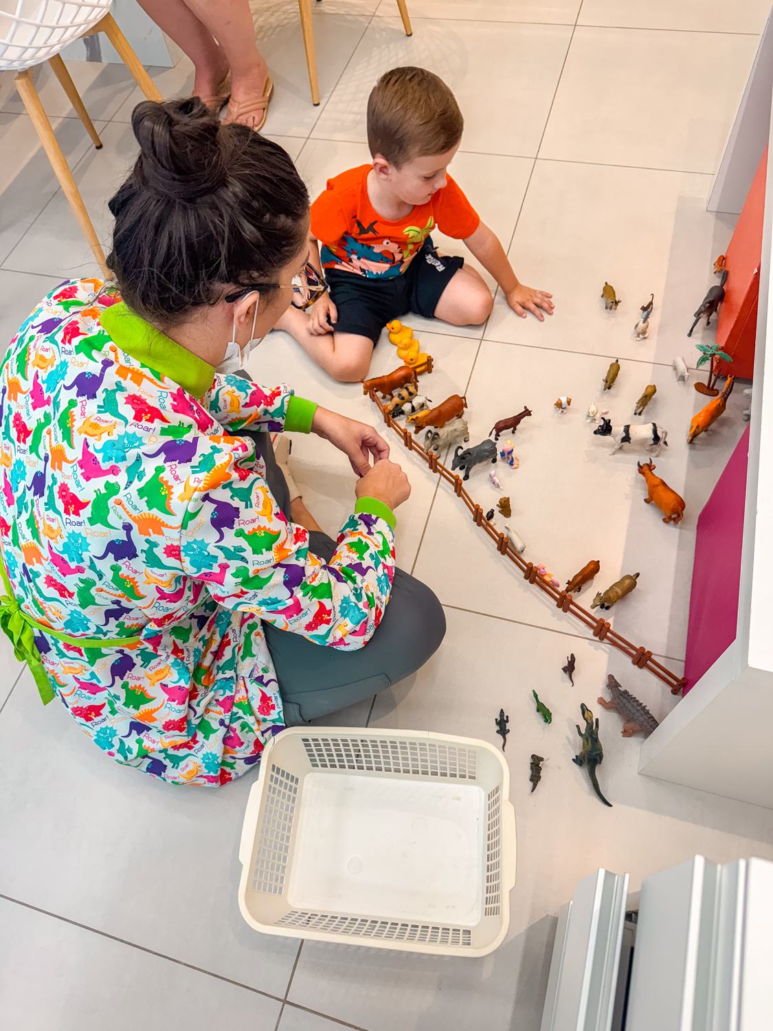 Foto: atendimento de Odontopediatria